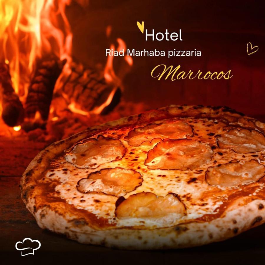 Riad Pizzeria Marhaba Hotel Akhendachou n'Ait Ouffi Luaran gambar